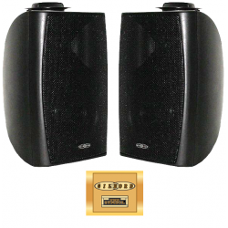 GILBORD ALPHA22 μαύρο εξωτερικό ηχείο τοίχου